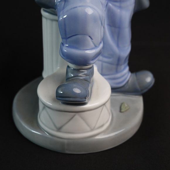 VTG Paul Sebastian Clown Porcelain Figurine Playing Violin Made In Mexico 1992 - Picture 13 of 16